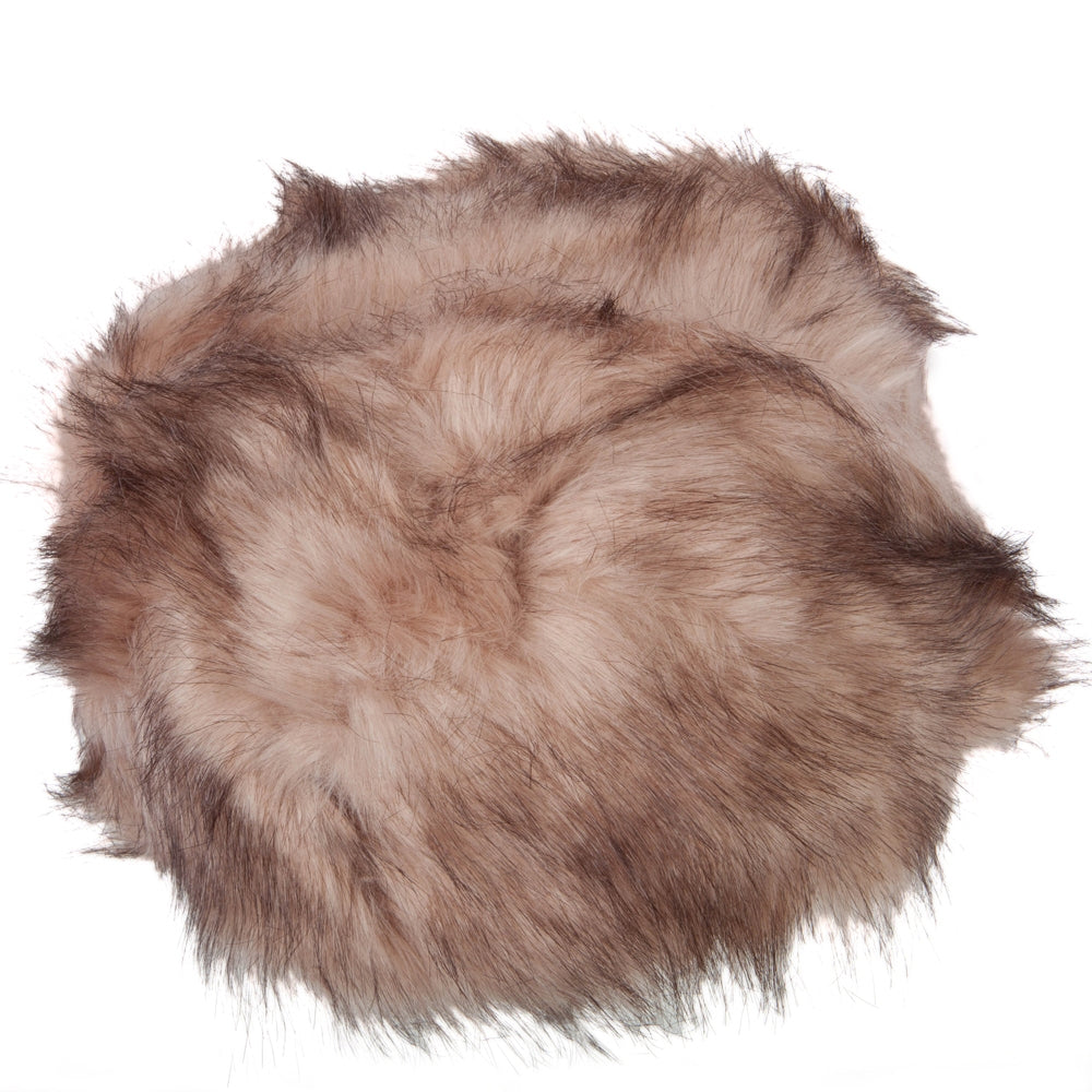 Women's Polyester Fleece Lining Faux Fur Bucket Hat