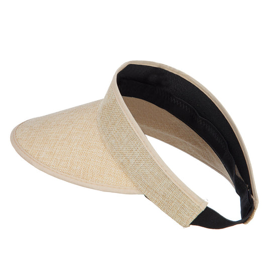 Women's Polyester Elastic Back Visor