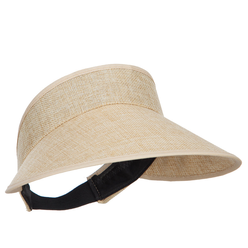 Women's Polyester Elastic Back Visor