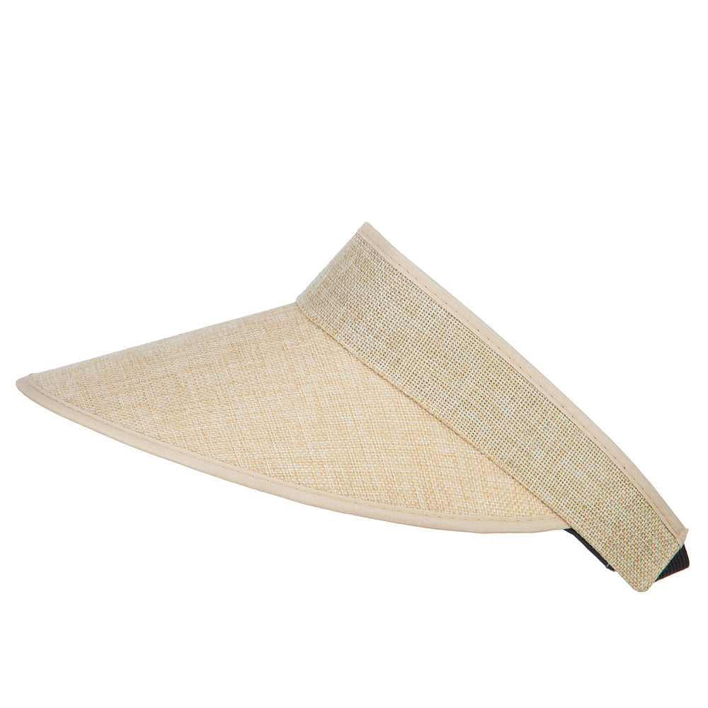 Women's Polyester Elastic Back Visor