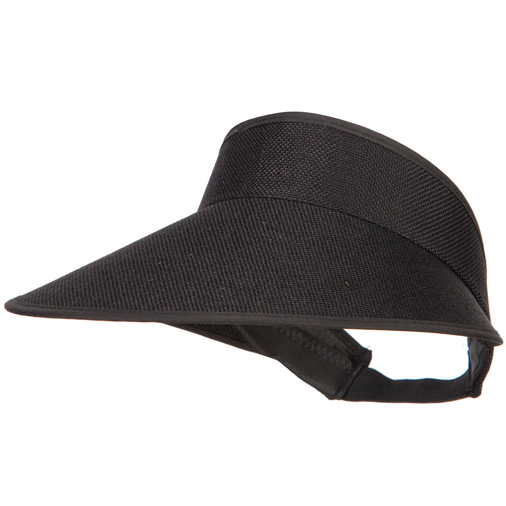 Women's Polyester Elastic Back Visor