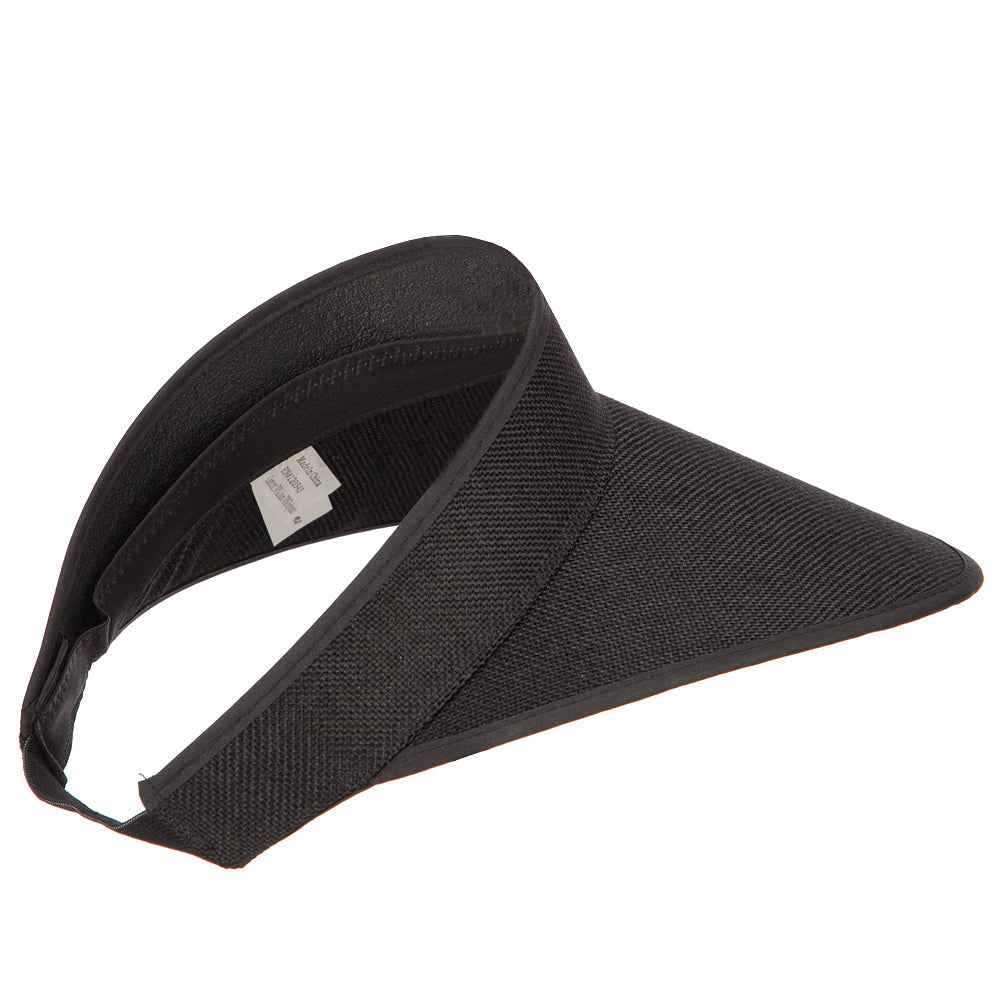 Women's Polyester Elastic Back Visor