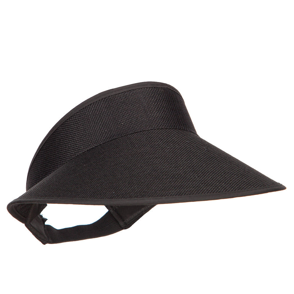 Women's Polyester Elastic Back Visor