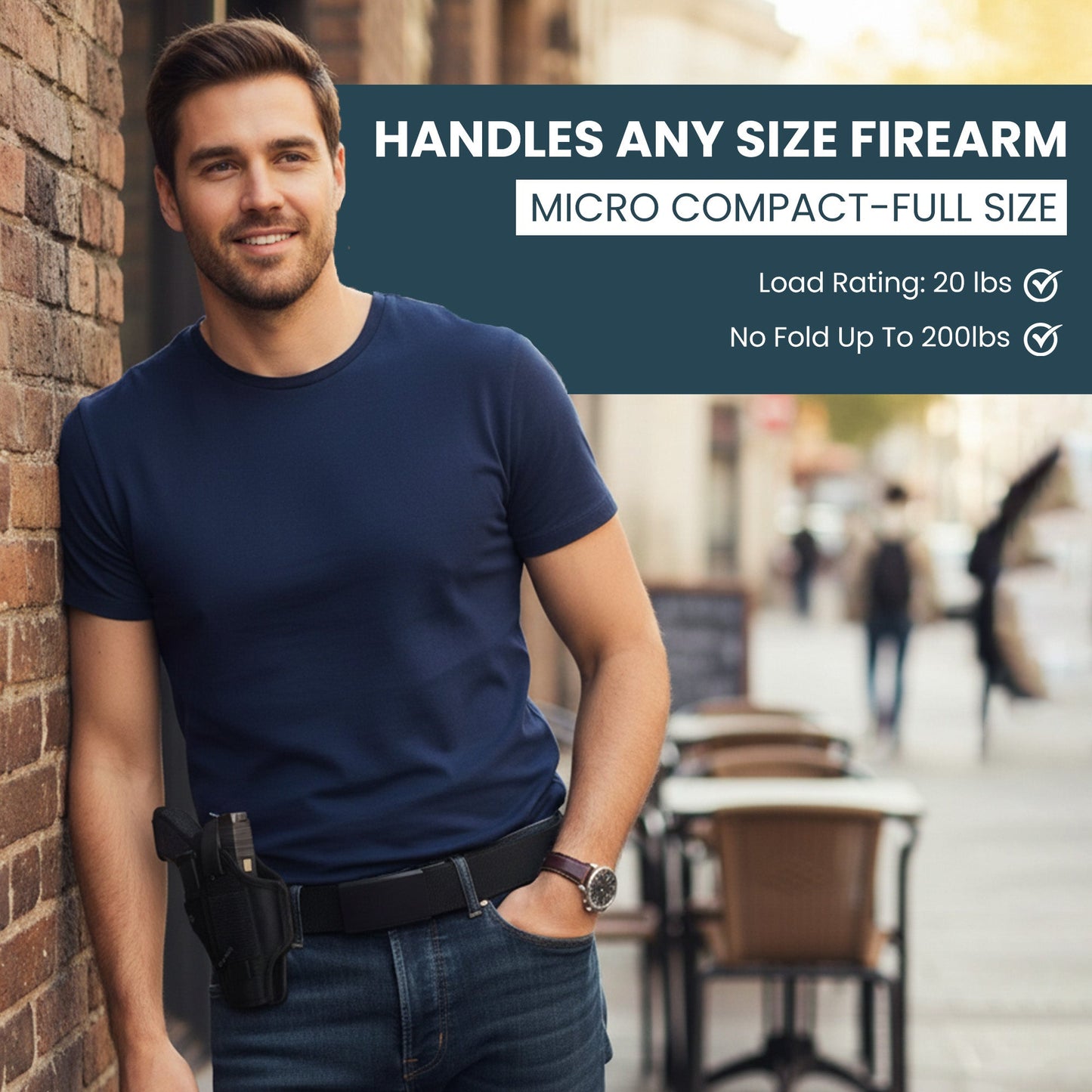 OPS 1.0 EDC Belt 1.5" Width Ballistic Nylon for Everyday Carry