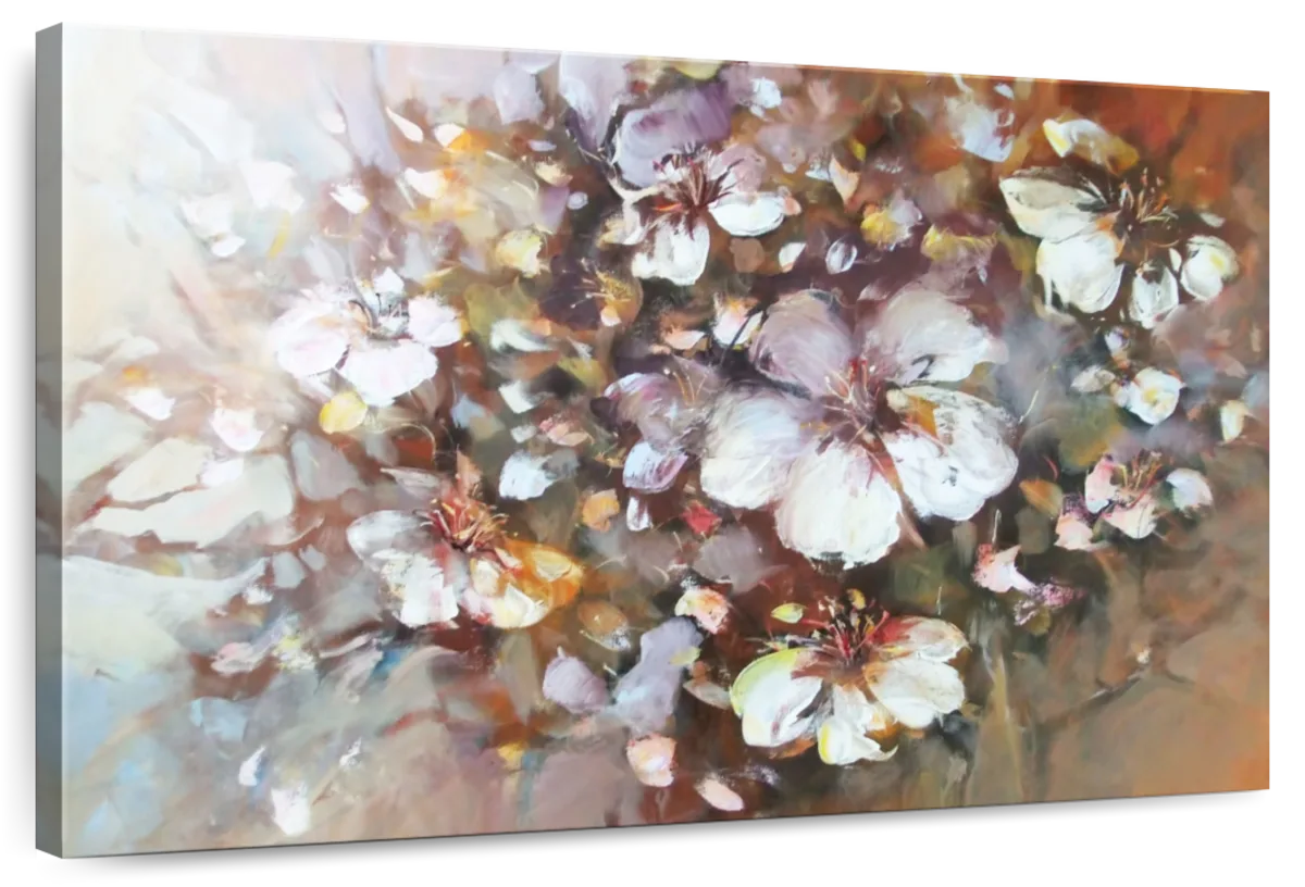 Abstract Almonds Blossom Wall Art