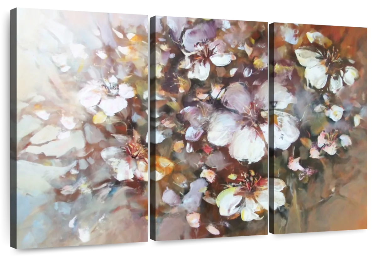 Abstract Almonds Blossom Wall Art