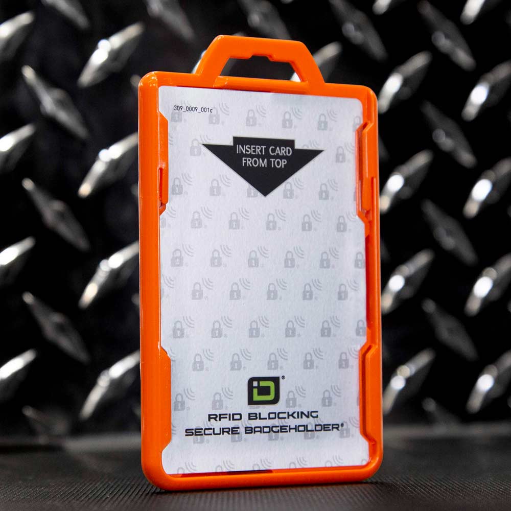Secure Badge Holder Lite ™ Vertical 1 ID Card Holder