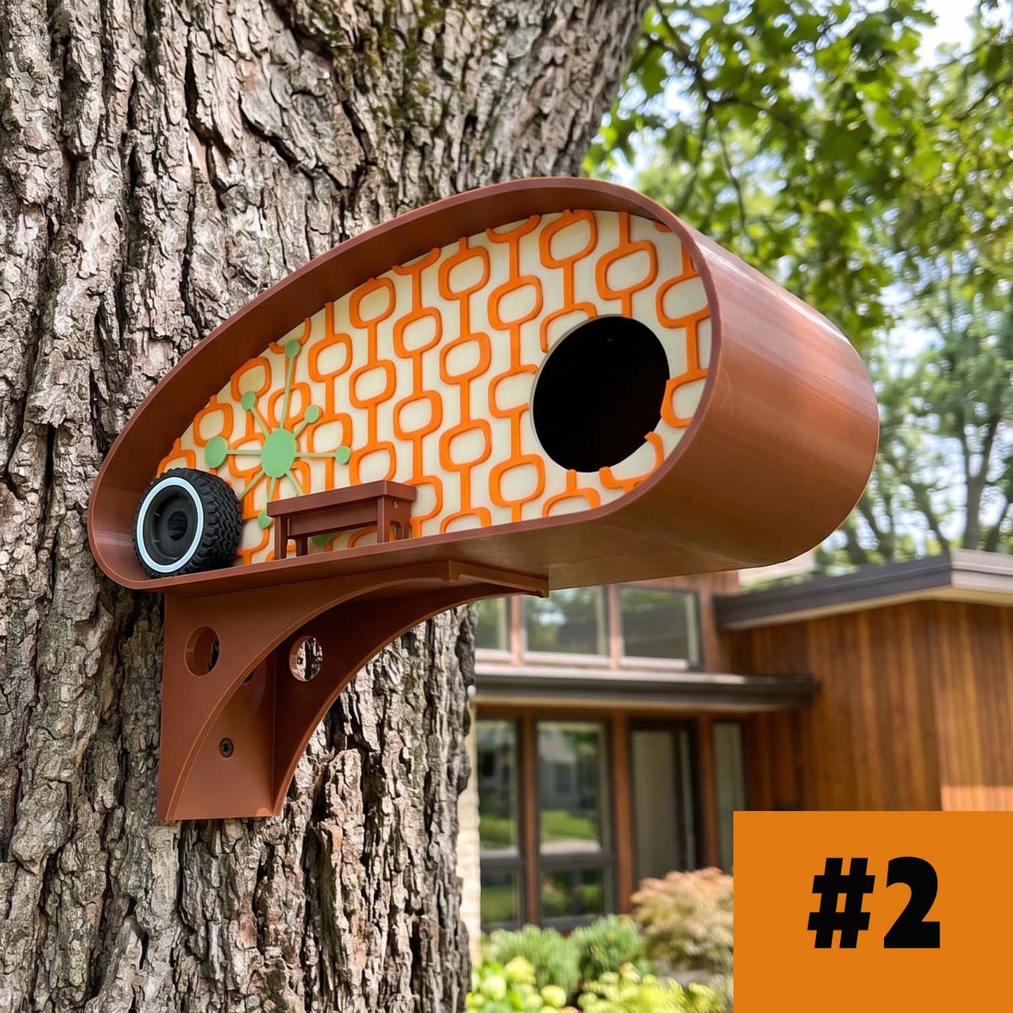 ADG42 Mid-Century Birdhouses | Retro RV Park Collection
