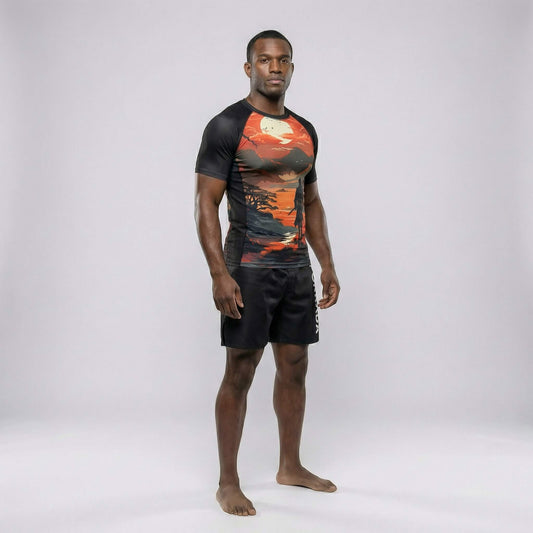 THE LOST WARRIOR SHORT SLEEVE RASH GUARD