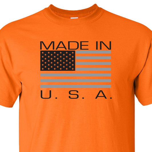 Made in USA -Worksite Orange T-Shirt