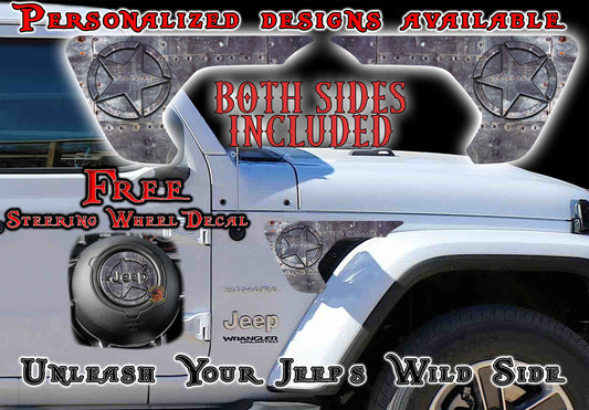 Airplane skin OM fender vent for the JL or JT 2018 or newer