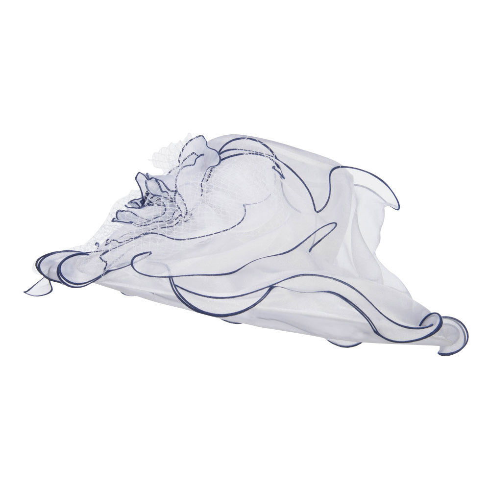 Flower with Net Organza Hat