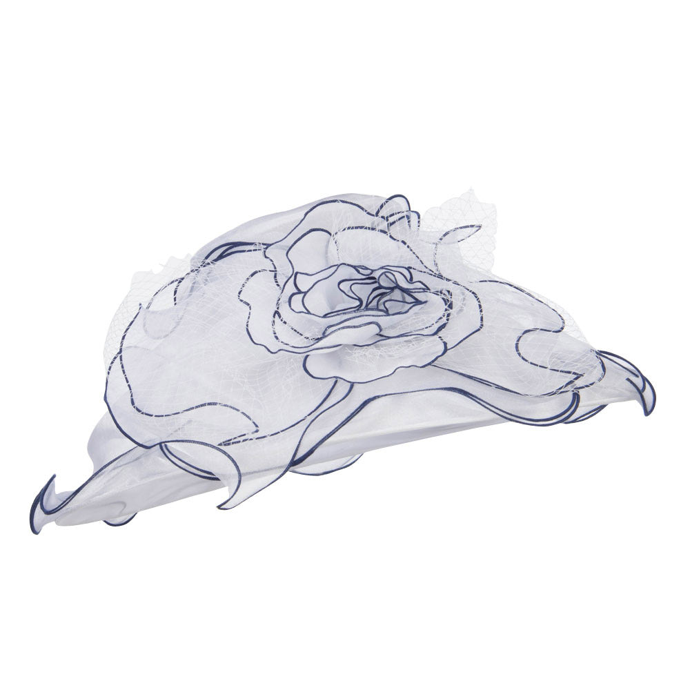 Flower with Net Organza Hat