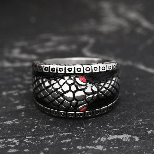 Ouroboros Stainless Steel Mythology Ring