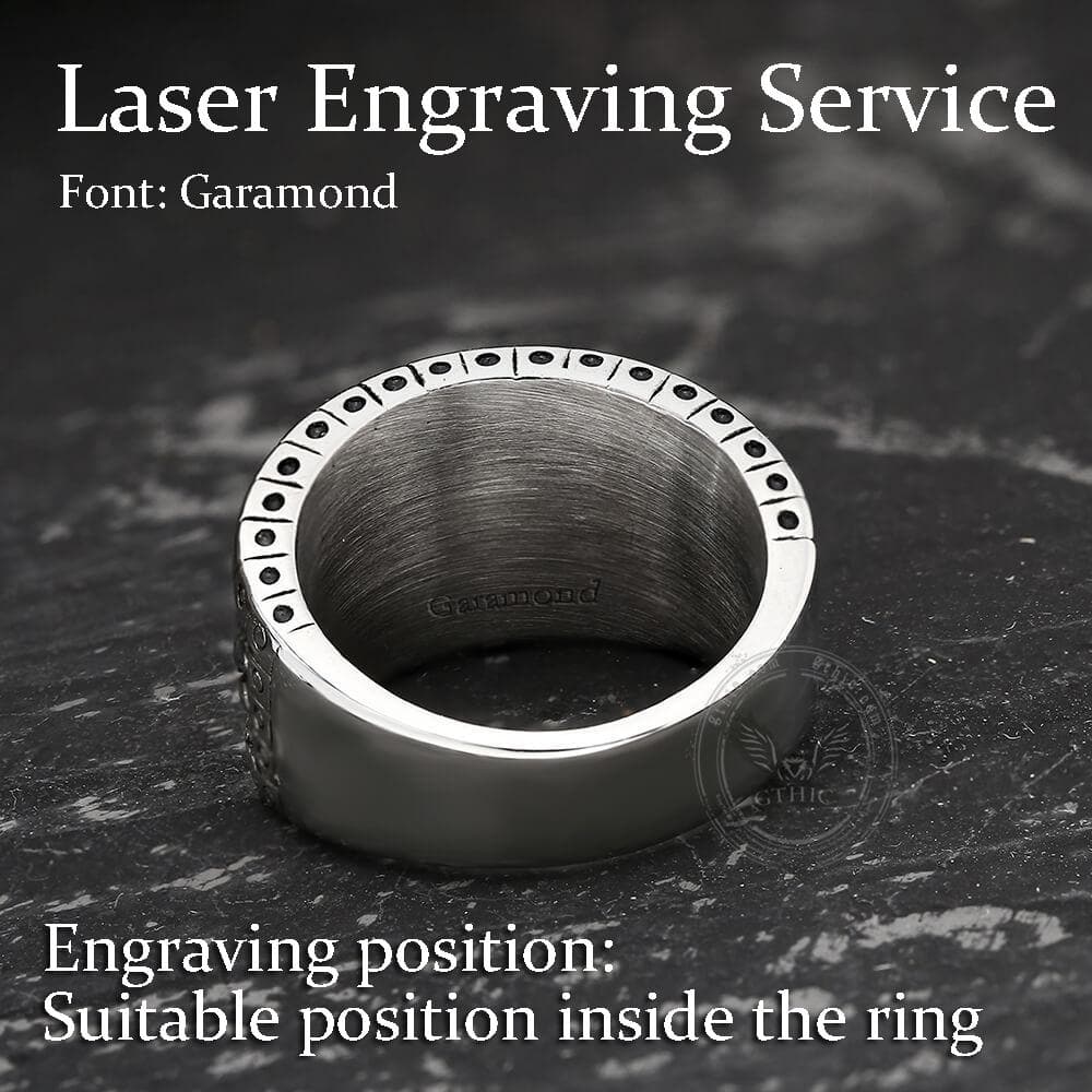 Ouroboros Stainless Steel Mythology Ring