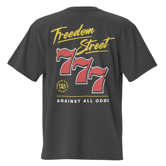 Lucky 7's Oversized Faded T-shirt