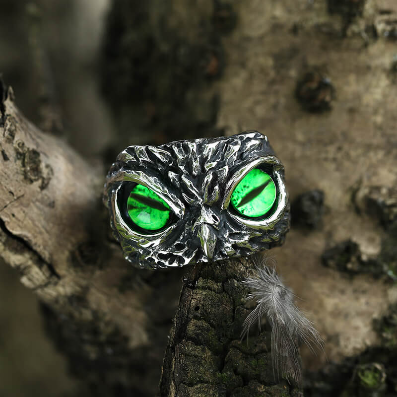 Owl Stainless Steel Animal Ring