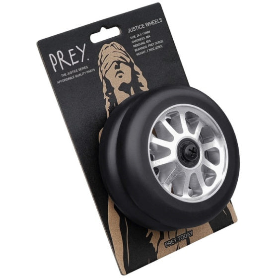Prey Justice Scooter Wheels 110mm - Raw (Pair)