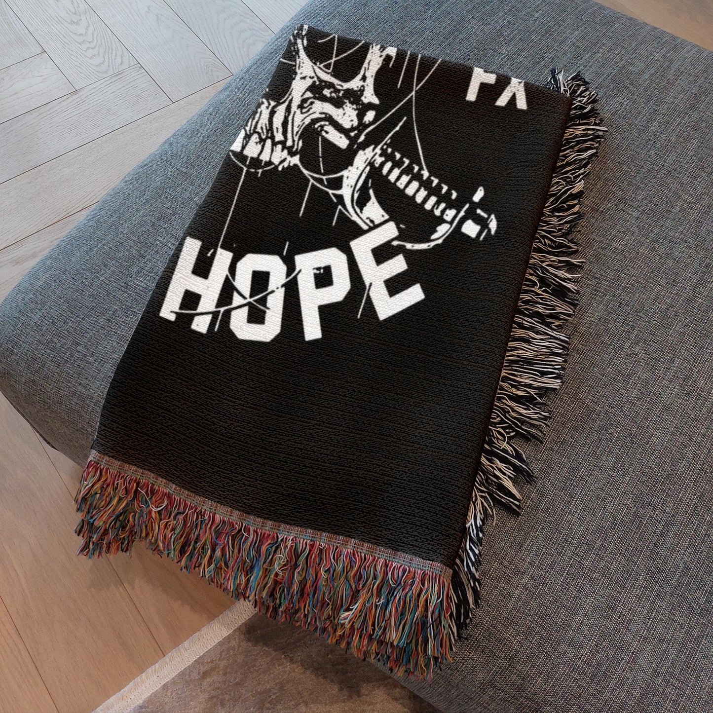Abandon Hope Woven Blanket