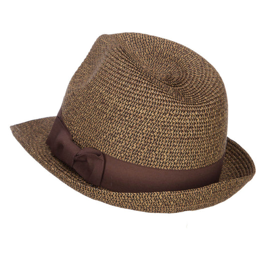Men's Paper Braid Band Fedora