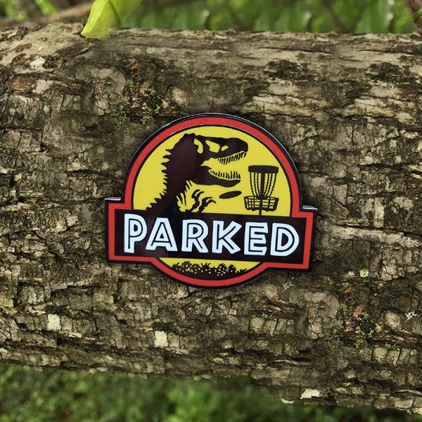 T-Rex Parked Pin - Metal Butterfly