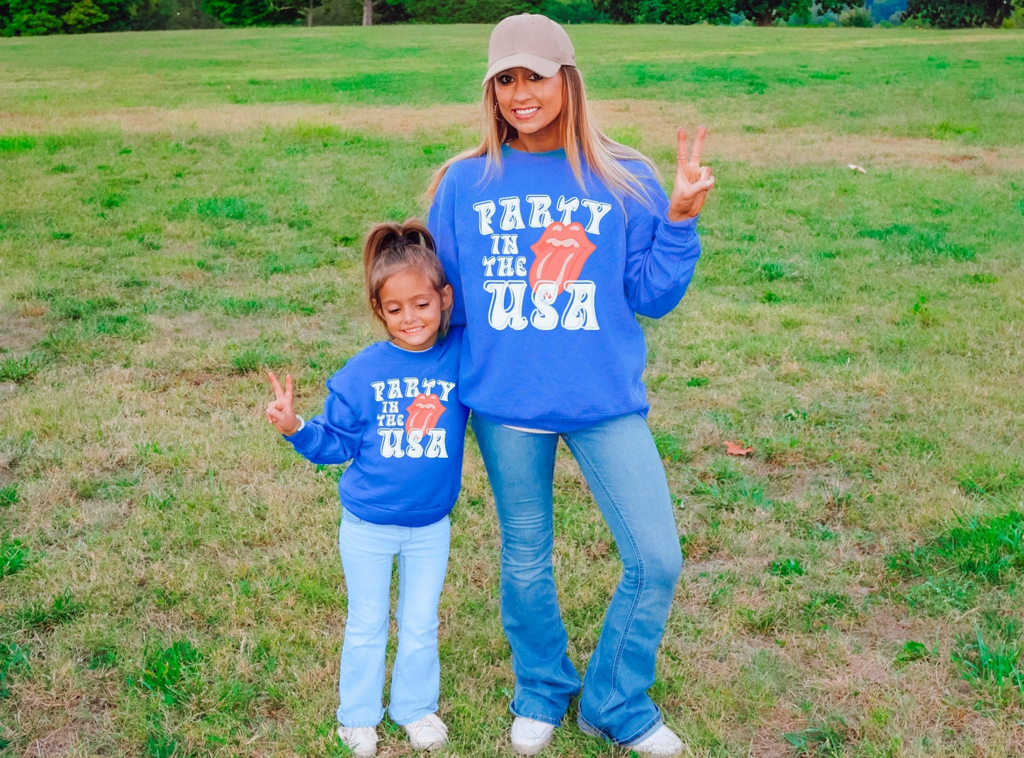 Party In The USA Crewneck Sweatshirt