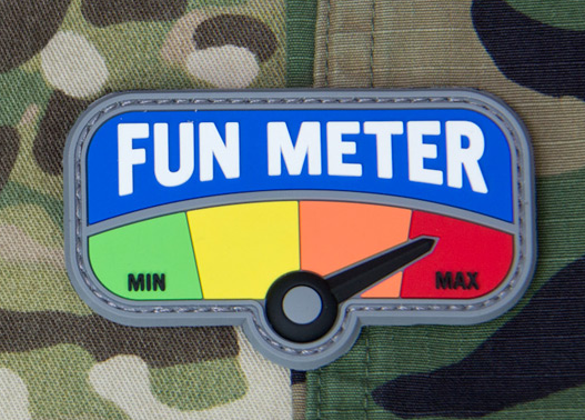 Fun Meter Morale Patch PVC - Mil-Spec Monkey