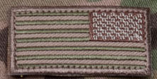 Mini U.S. Flag Patch Reverse Field - Mil-Spec Monkey