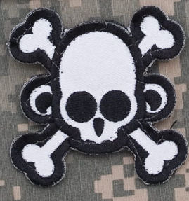 CLEARANCE - Skull Monkey with Crossbones Morale Patch - Mil-Spec Monkey