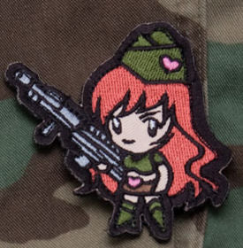 CLEARANCE - Gun Girl Morale Patch - Mil-Spec Monkey