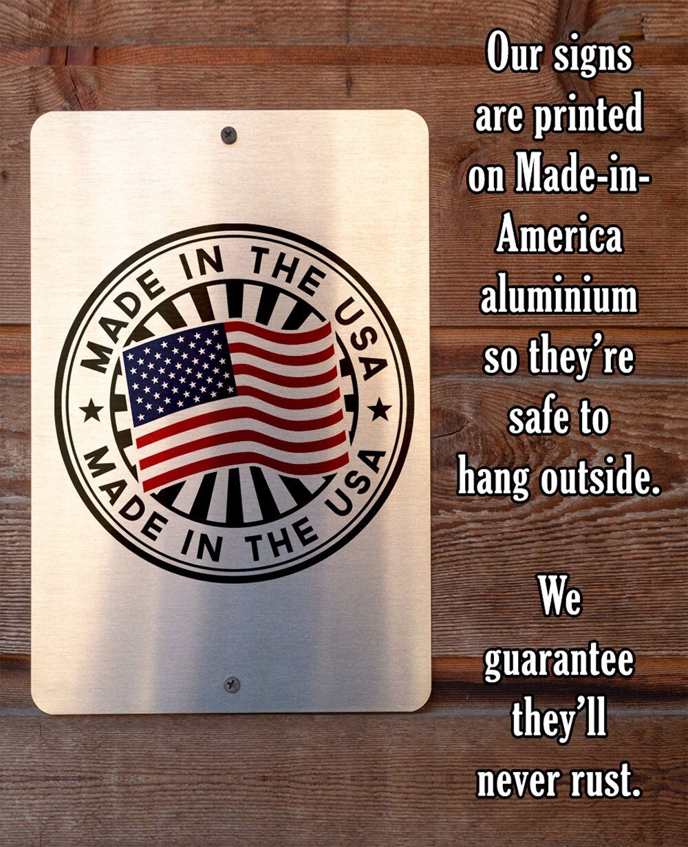 Patio Rules - Metal Sign