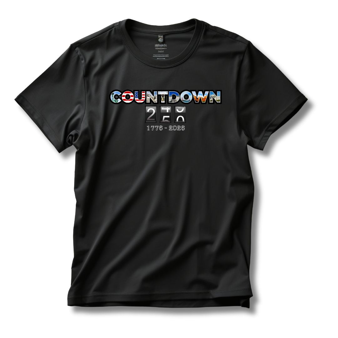 Patriotic Countdown to 250 Years T-Shirt (1776–2026 Edition)