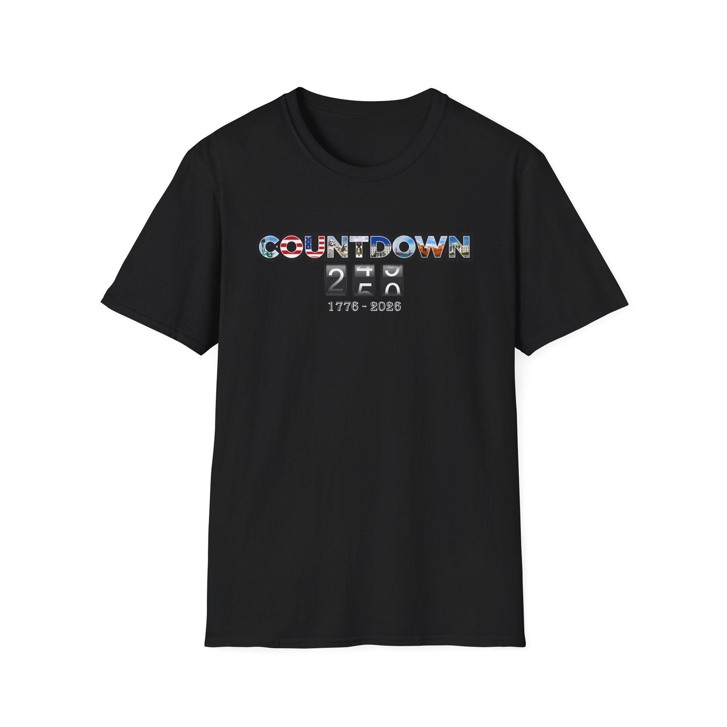 Patriotic Countdown to 250 Years T-Shirt (1776–2026 Edition)
