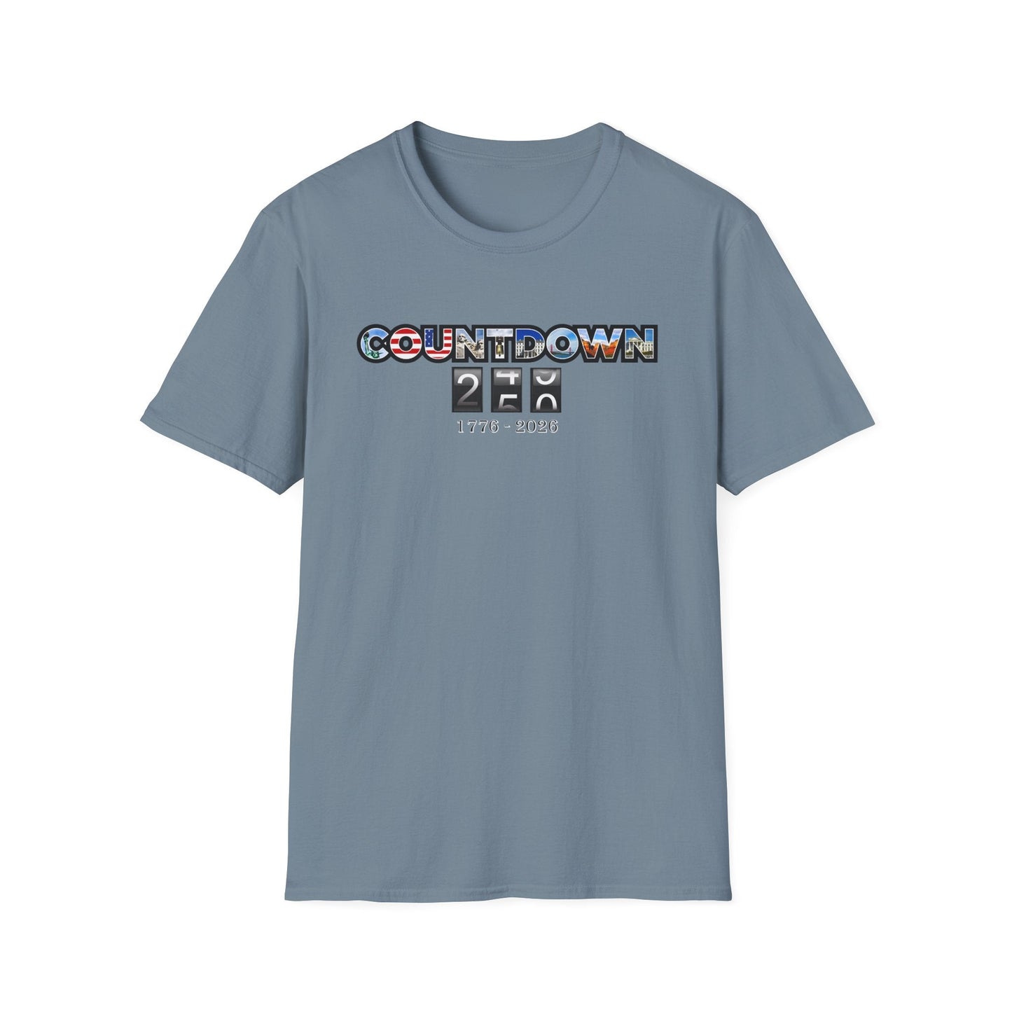 Patriotic Countdown to 250 Years T-Shirt (1776–2026 Edition)