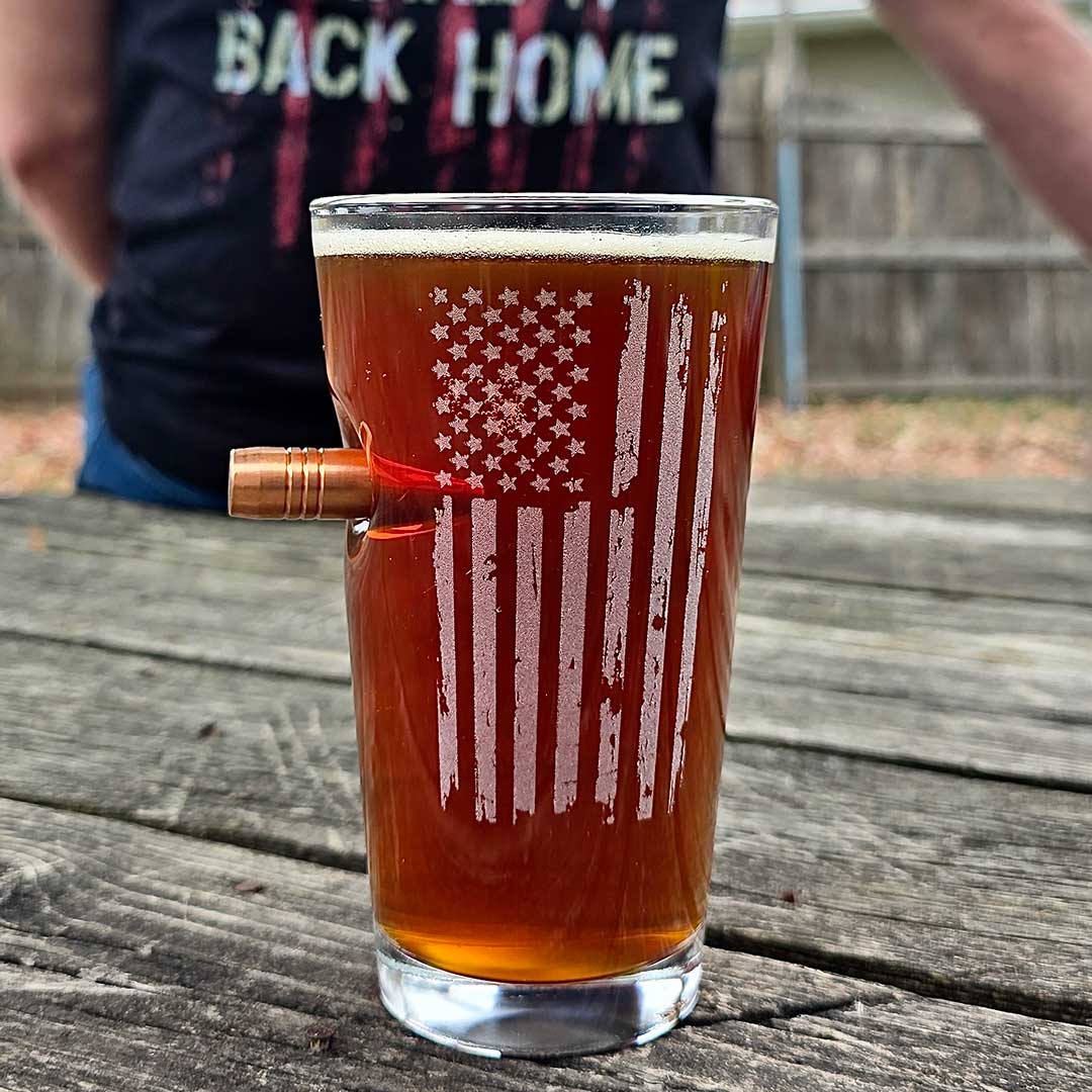 Patriotic Pint Glass - 16oz