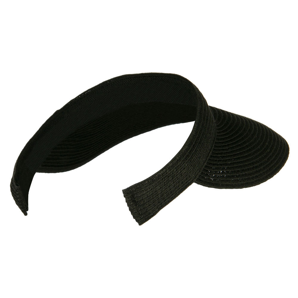 UPF 50+ Paper Braid Clip On Visor