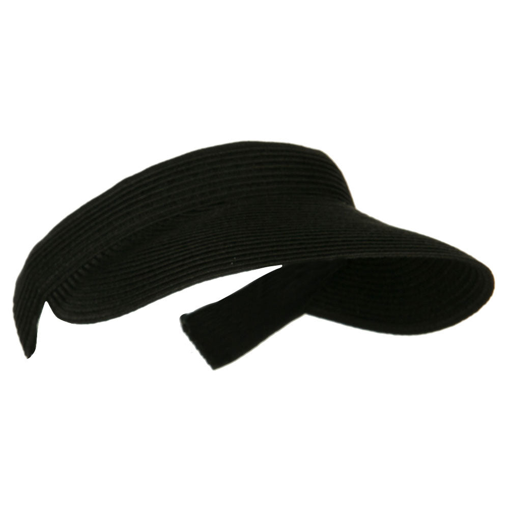 UPF 50+ Paper Braid Clip On Visor