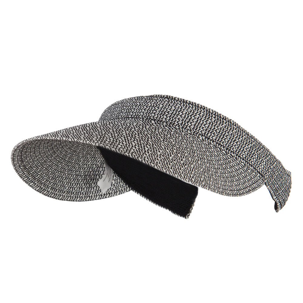 UPF 50+ Paper Braid Clip On Visor