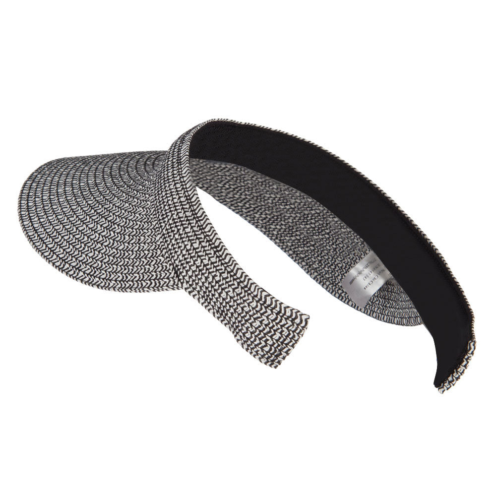 UPF 50+ Paper Braid Clip On Visor