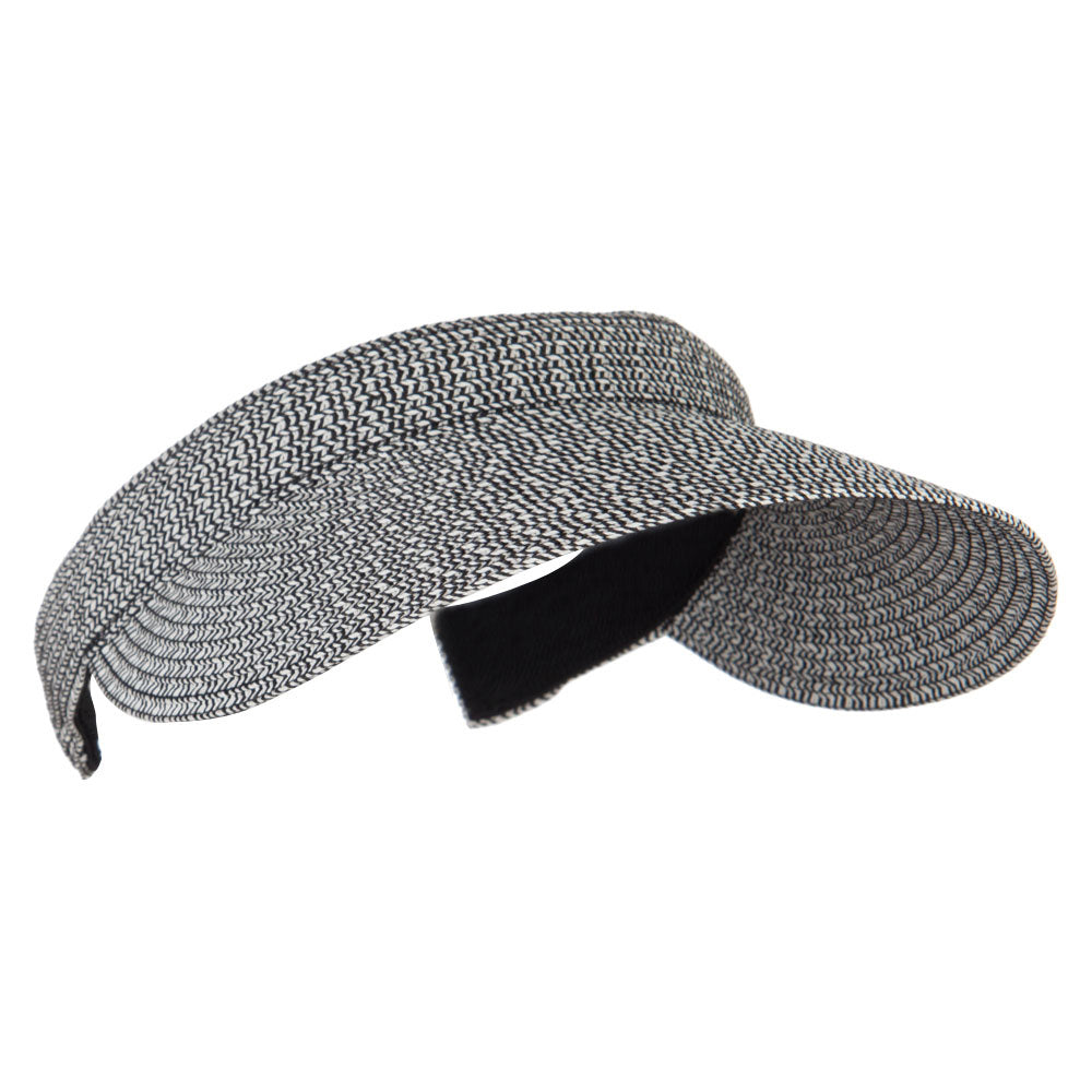 UPF 50+ Paper Braid Clip On Visor