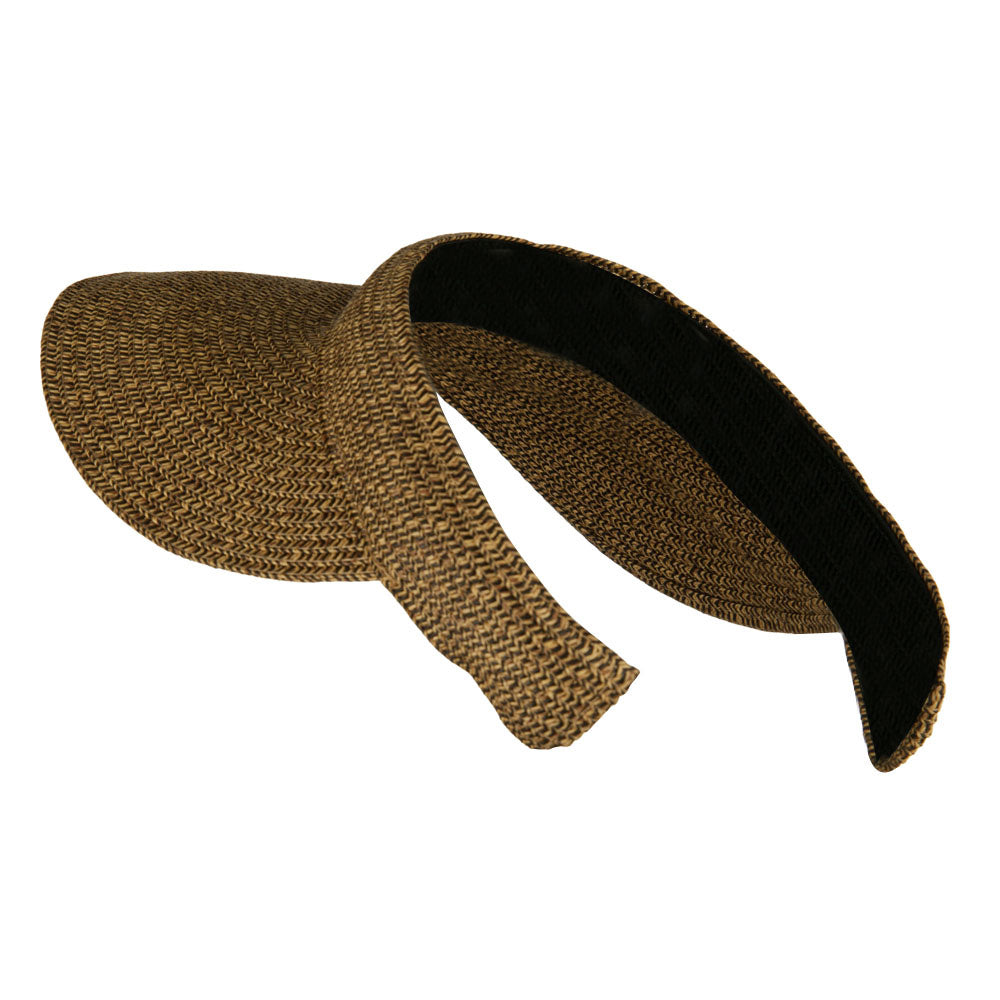 UPF 50+ Paper Braid Clip On Visor
