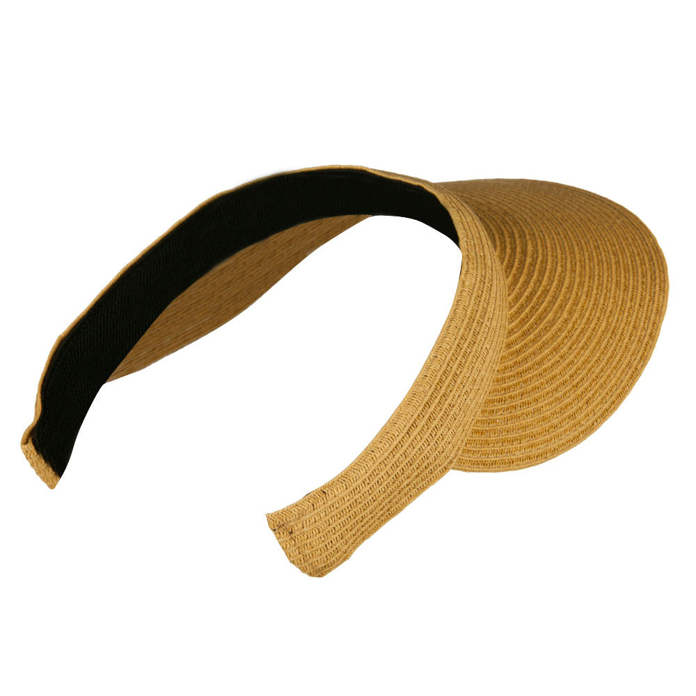 UPF 50+ Paper Braid Clip On Visor
