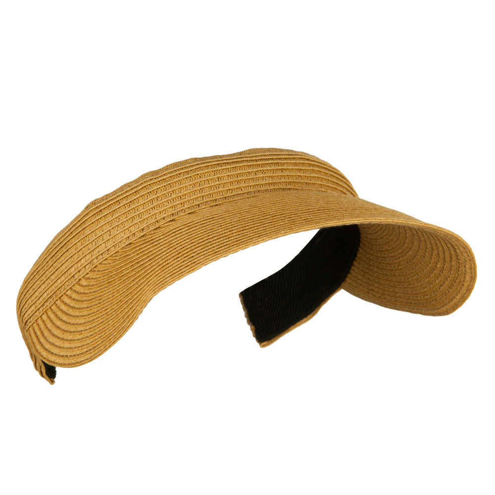 UPF 50+ Paper Braid Clip On Visor