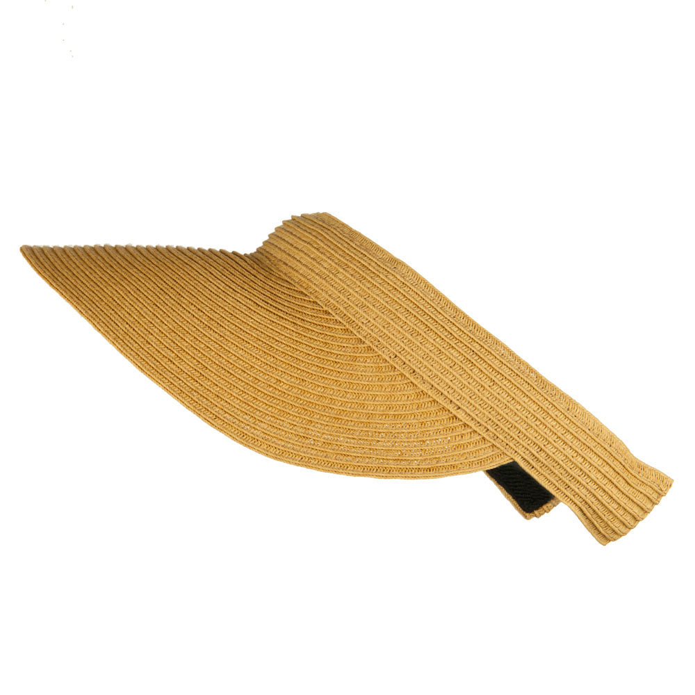 UPF 50+ Paper Braid Clip On Visor