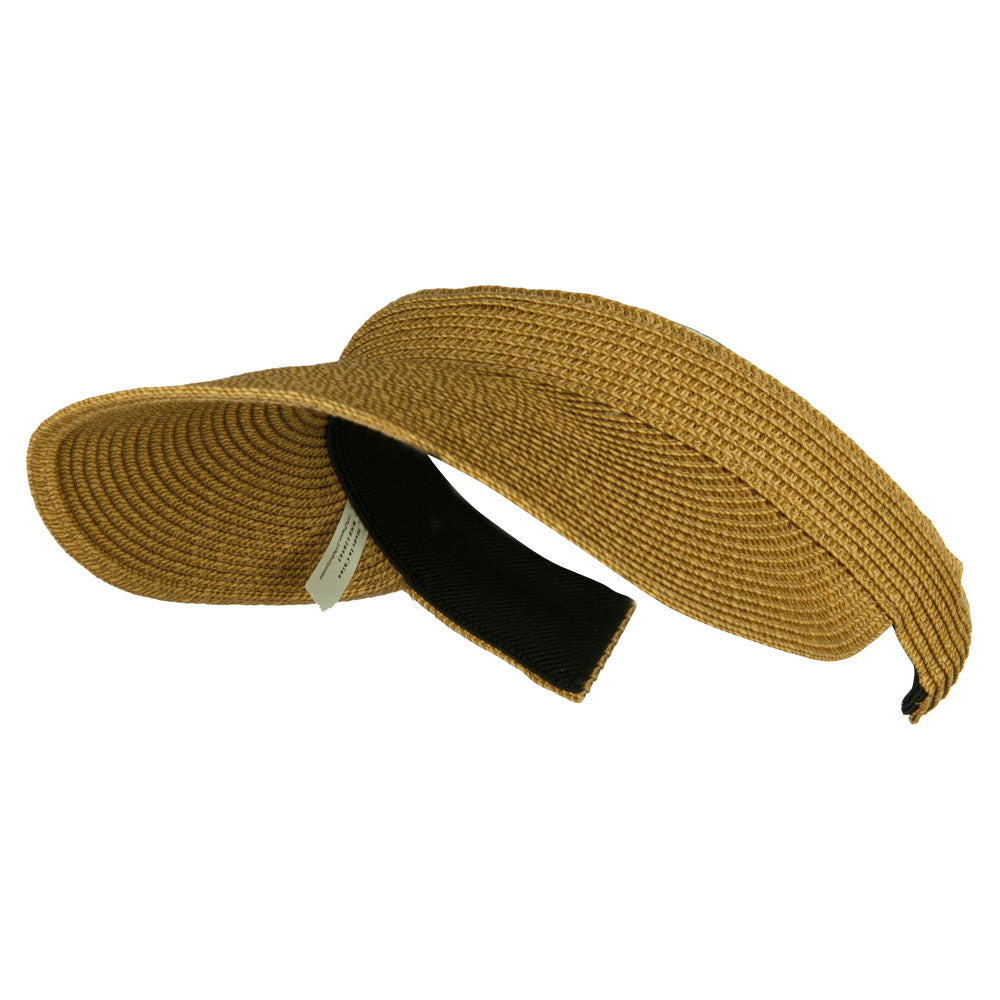 UPF 50+ Paper Braid Clip On Visor