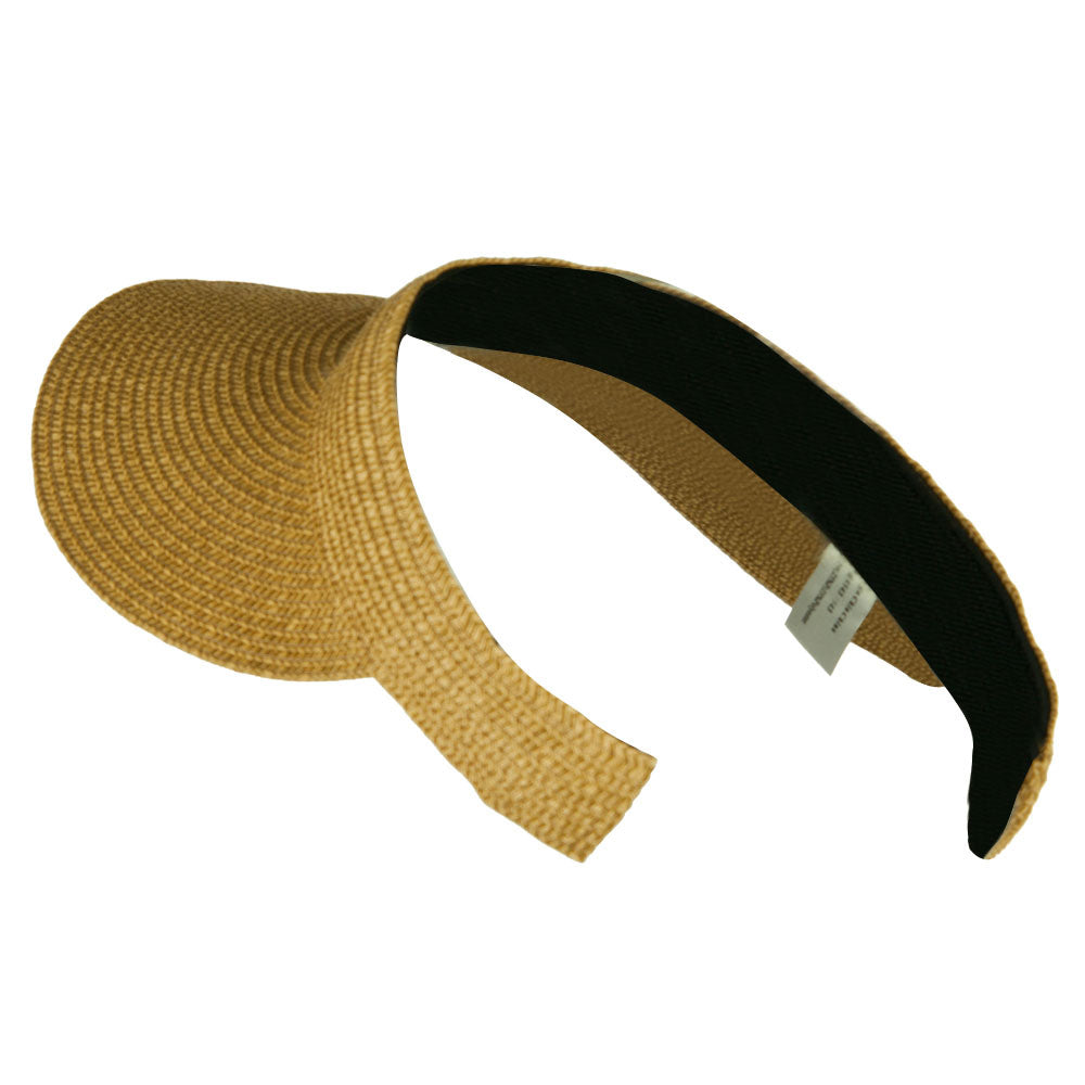 UPF 50+ Paper Braid Clip On Visor