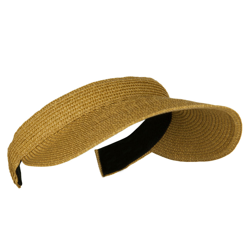 UPF 50+ Paper Braid Clip On Visor
