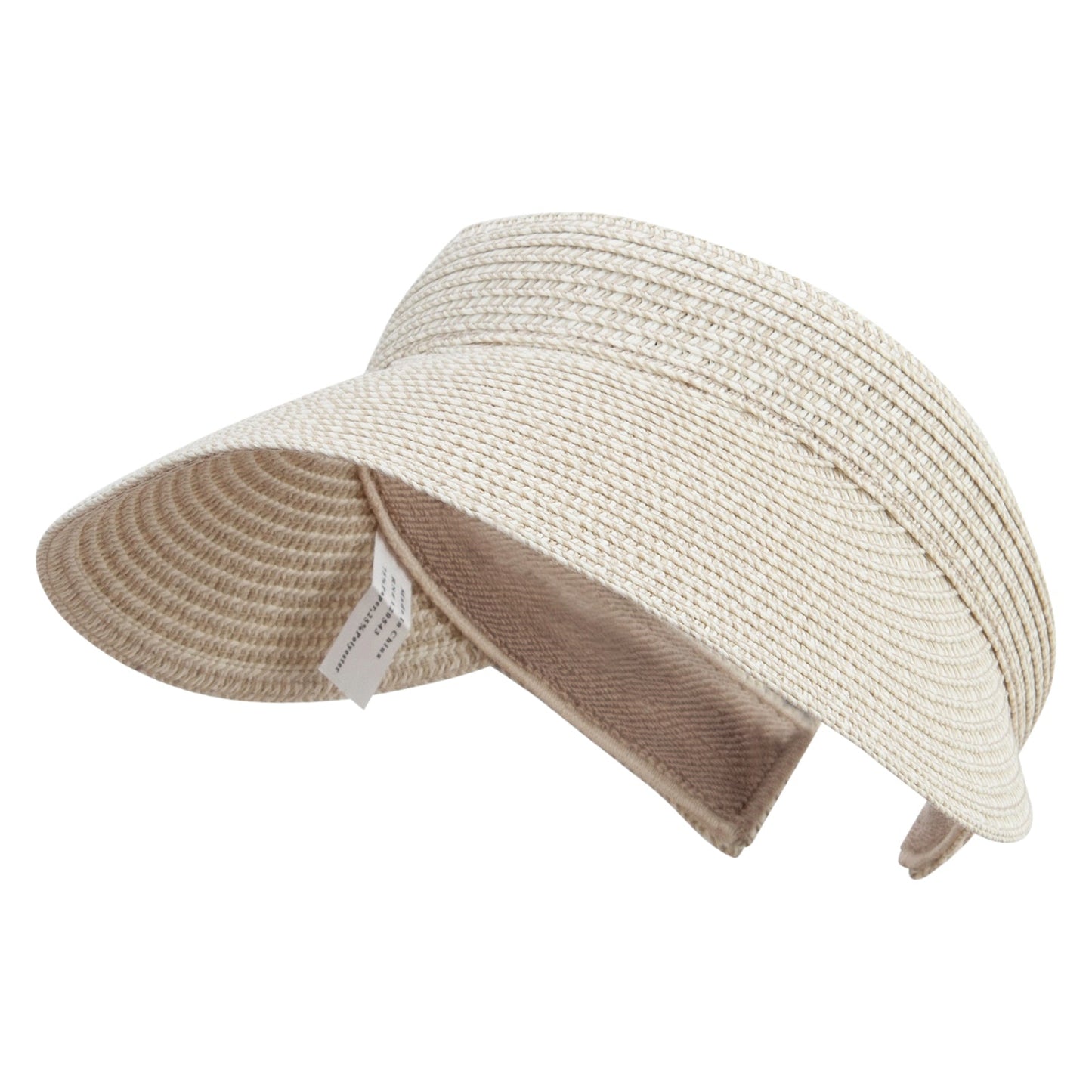 UPF 50+ Paper Braid Clip On Visor