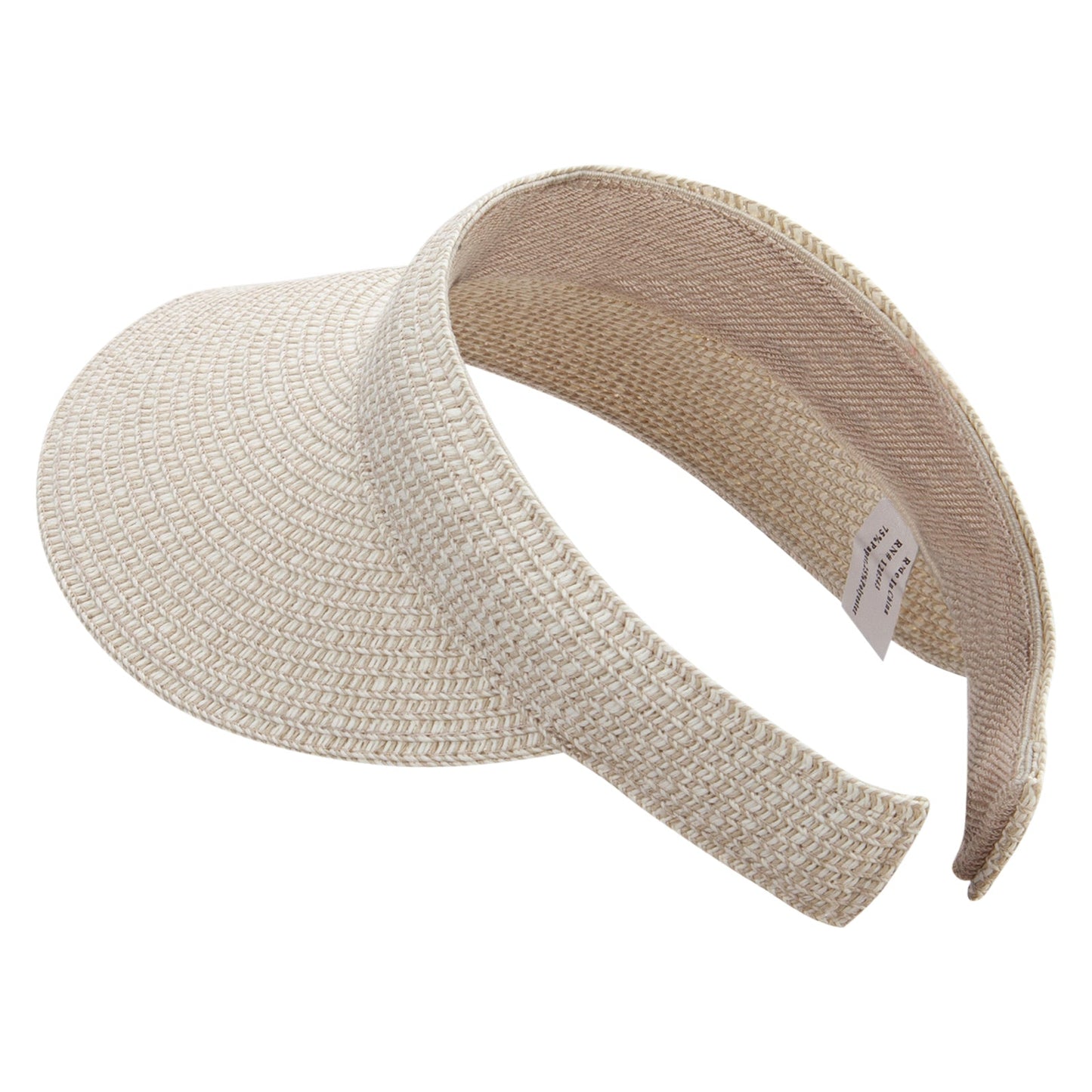 UPF 50+ Paper Braid Clip On Visor