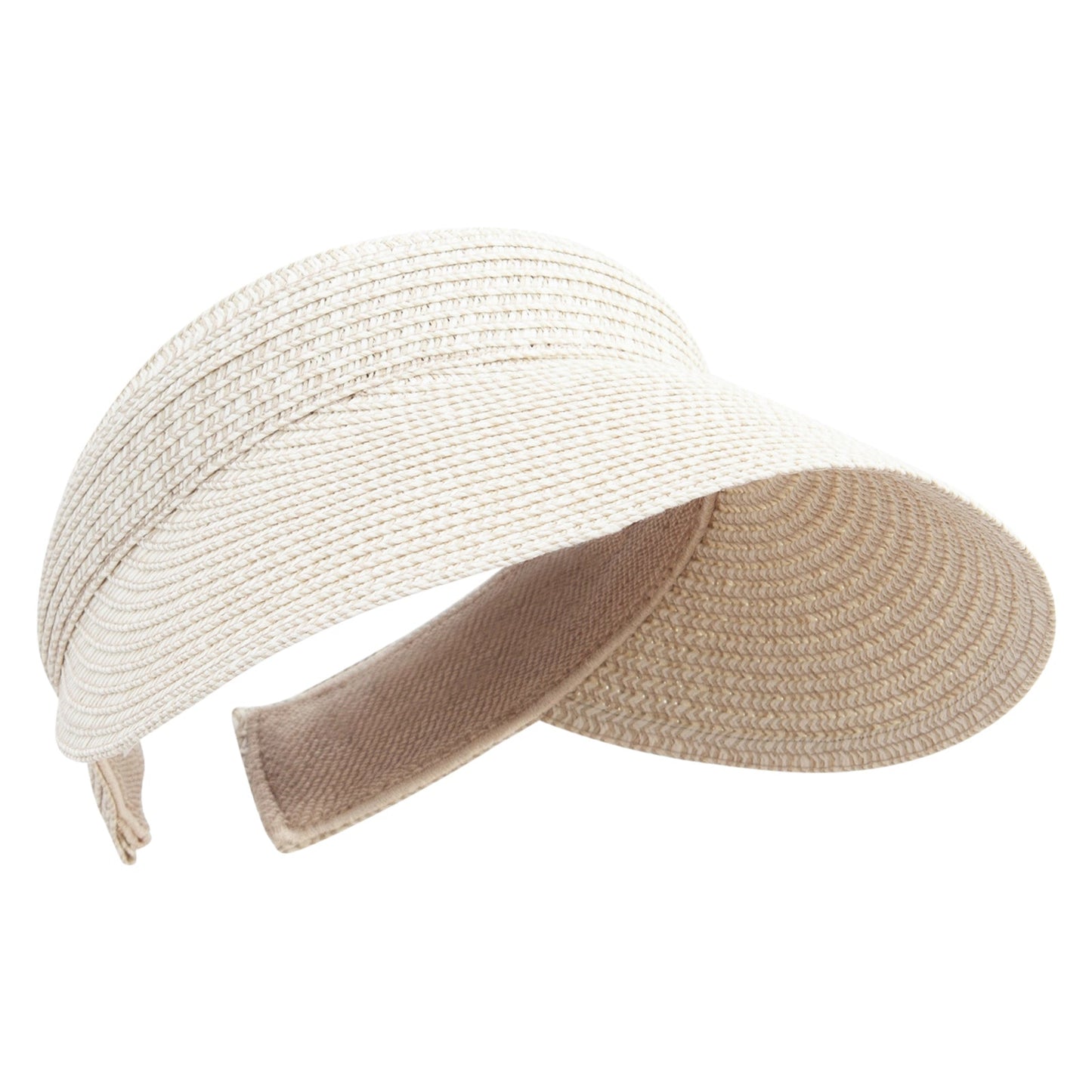 UPF 50+ Paper Braid Clip On Visor